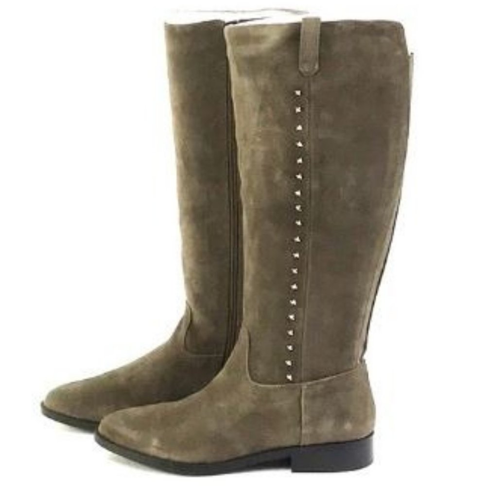Marc Fisher Medium Calf Secrit Suede Tall Shaft Boots, 11